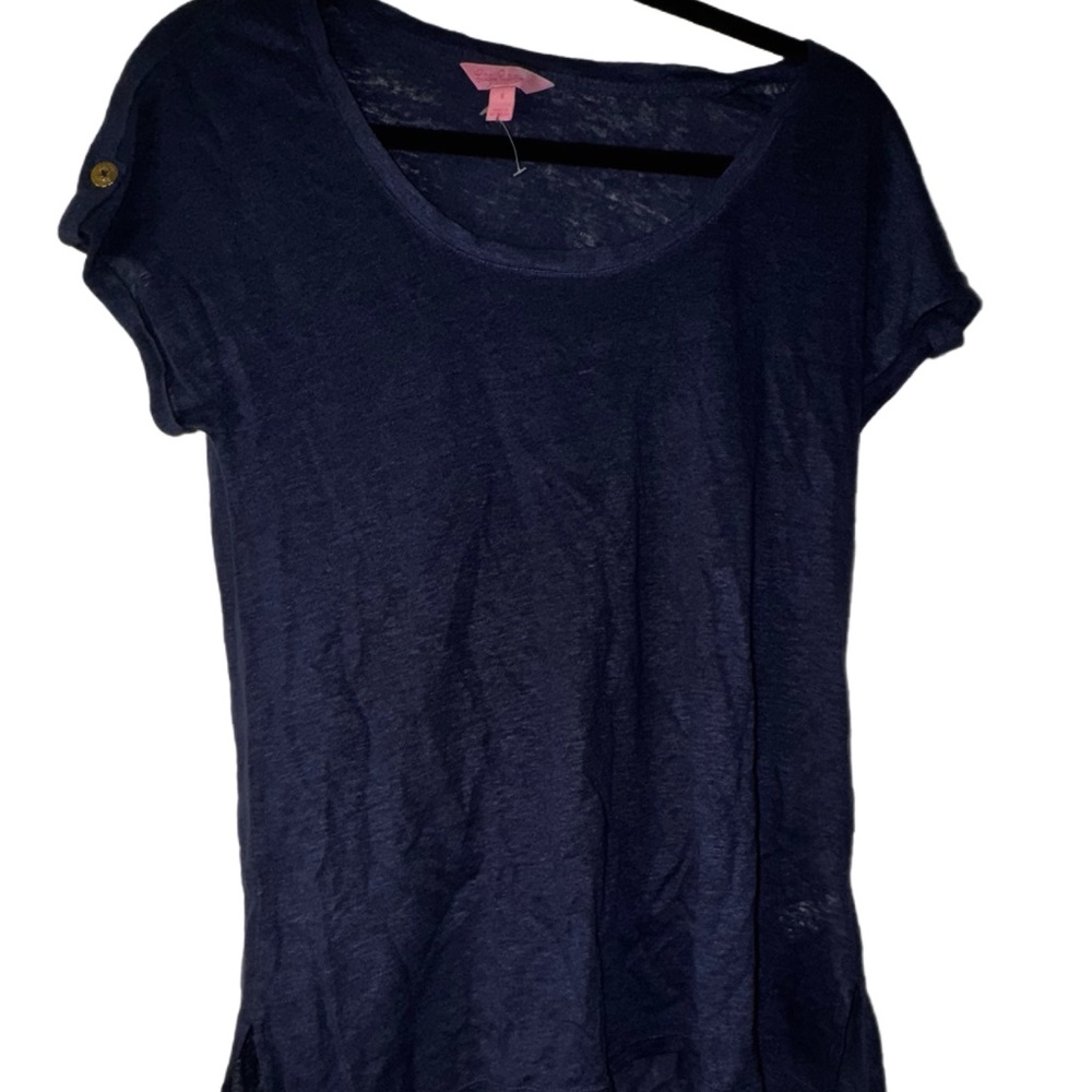 Lilly Pulitzer Navy Blue Women's Top
